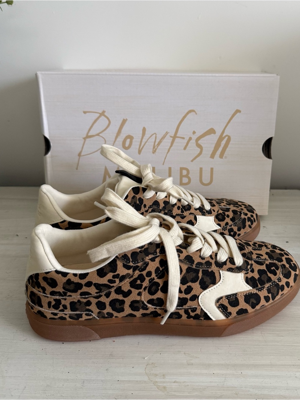 Blowfish Leopard Sneakers NEW